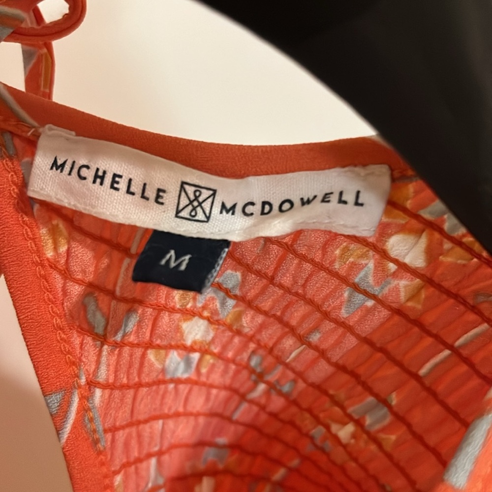 Coral Patterned, Full Length Romper - image 5